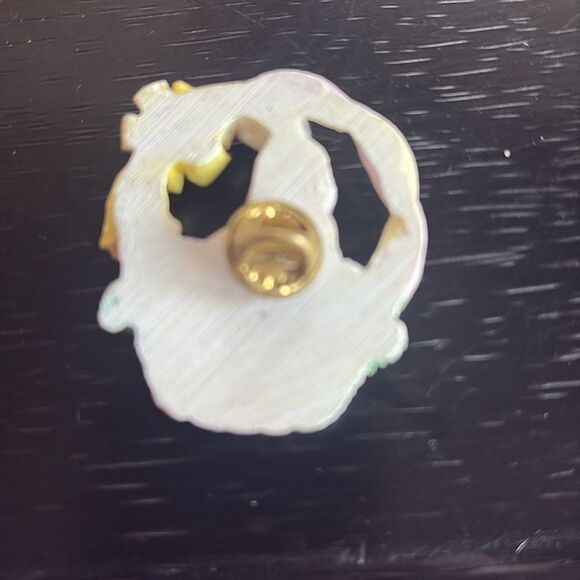 Vintage Easter Pin Brooch Bunny Basket - Picture 4 of 5